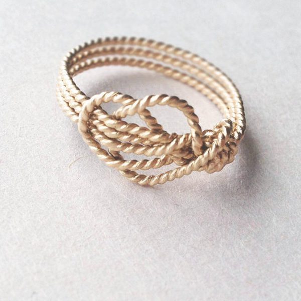 Etsy Love Knot Ring X 3