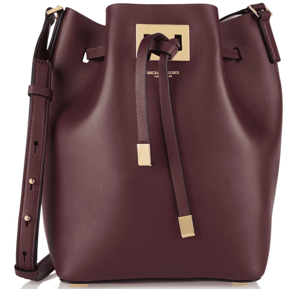 MICHAEL KORS Miranda medium leather bucket bag
